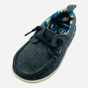 Toddler Boys Casual Moccasin Slip On Shoes Size 6 Gray Comfort Loafers